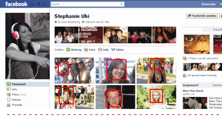 Facebook Gesichtserkennung